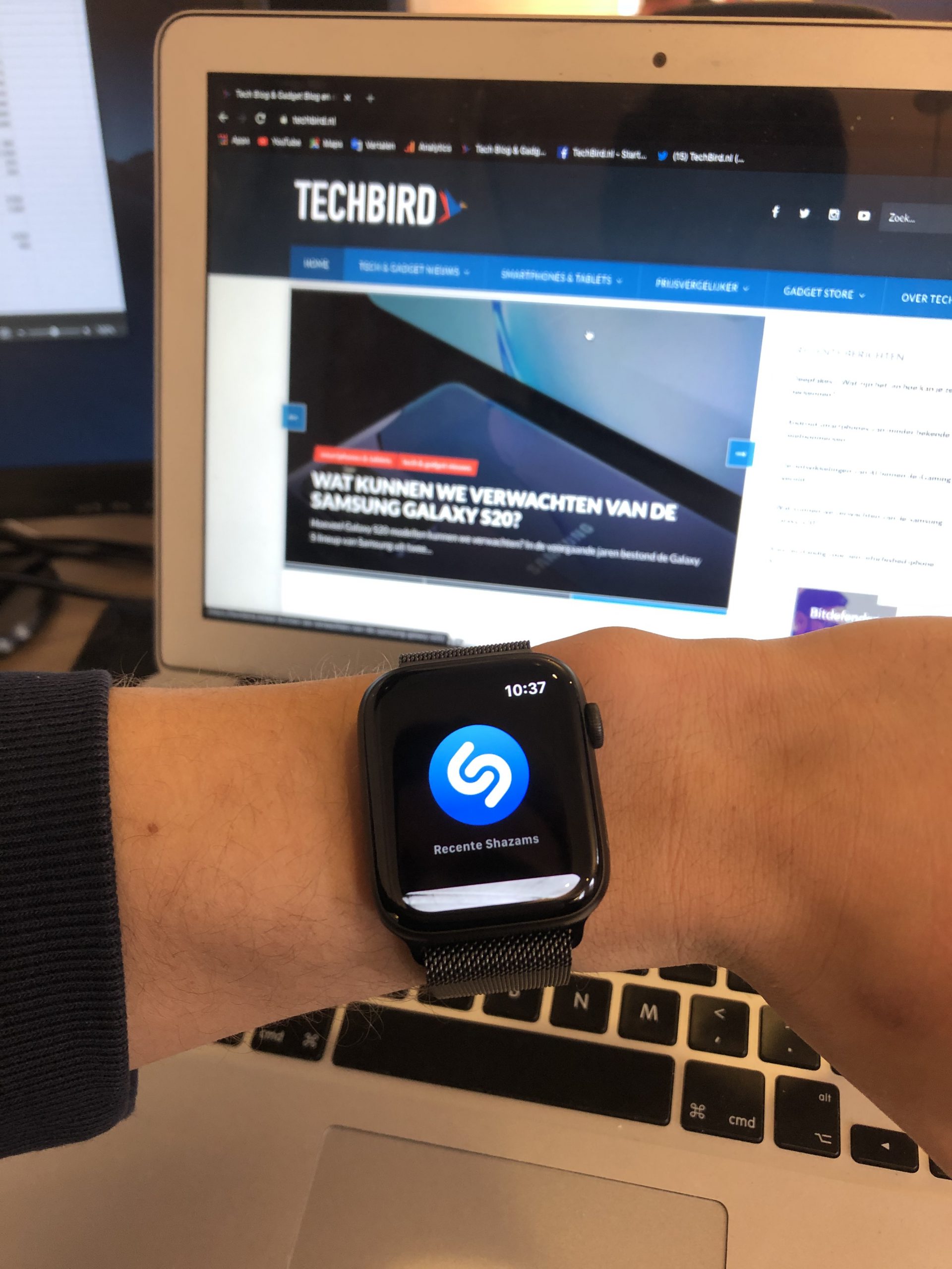 Shazam на apple watch как настроить