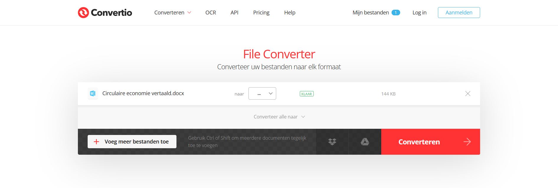 Word naar PDF converteren